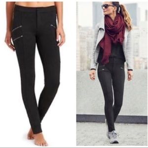 Athleta Ponte Moto black pants 2.